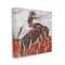 Stupell Industries Western Cowboy Lasso Horse Buck Red Blue Canvas Wall Art